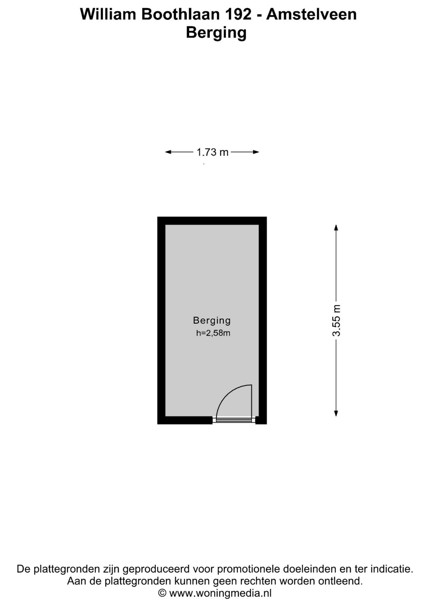 William Boothlaan 192  AMSTELVEEN